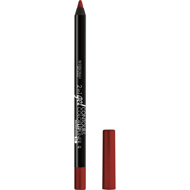 Deborah Lip Liner Pencil 2 IN 1 Gel Contour & Color W.P