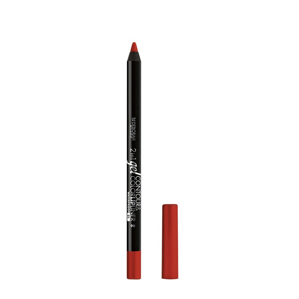 Deborah Lip Liner Pencil 2 IN 1 Gel Contour & Color W.P